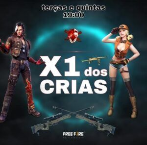 Free Fire X1 dos CRIAS ⚔♠️