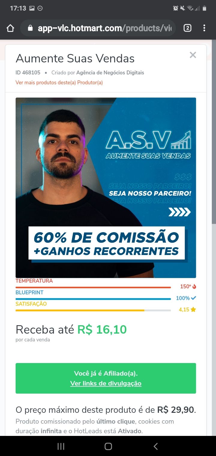 A.S.V = aumente suas vendas