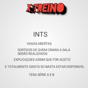 X TREINO grátis