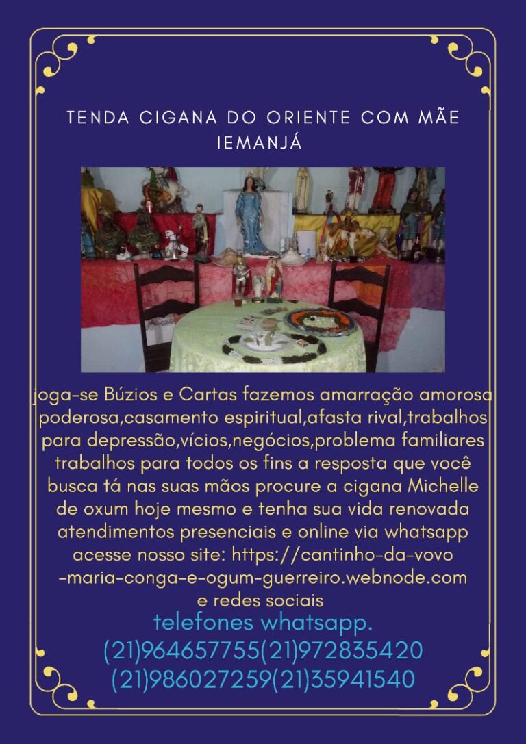 Tenda Cigana do Oriente com Mãe Iemanjá