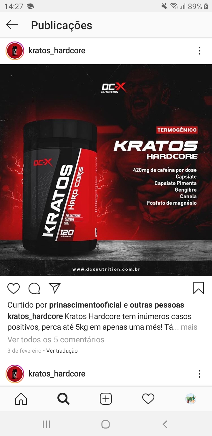 Termogênico para atletas