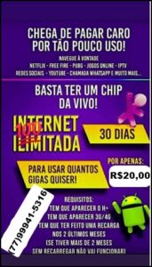 INTERNET ILIMITADA VIVO RDNET