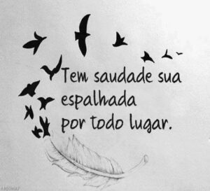 Tenho saudades