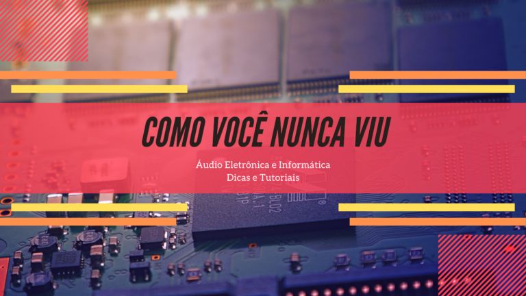 CVNV eletrônica, áudio, tutoriais e vintage.