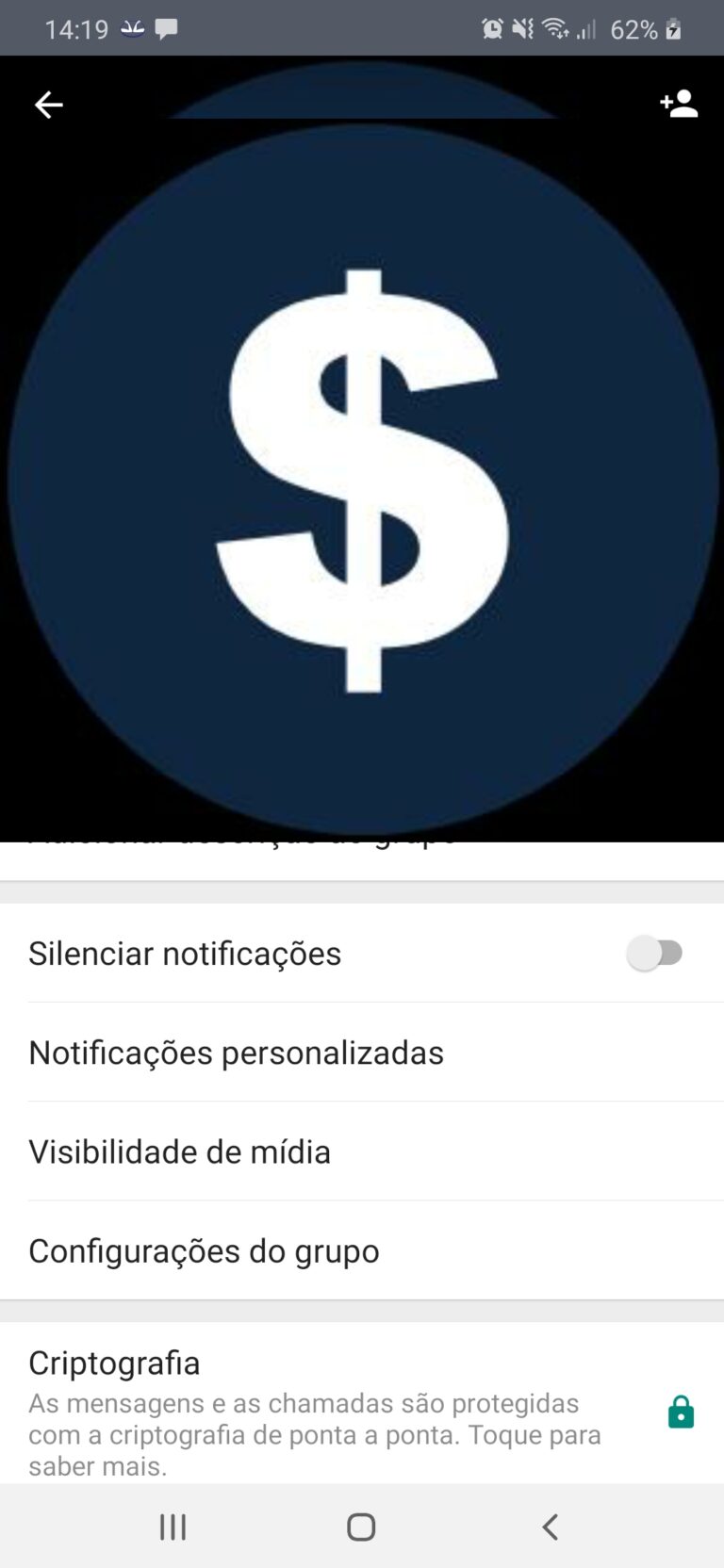 Doações e venda de contas