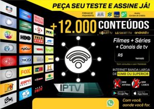 Iptv + 12.000 conteudos