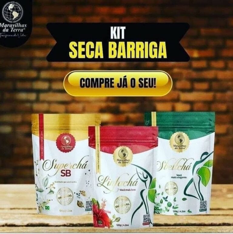 Quero Emagrecer KIT com 3 chás por R$49,90