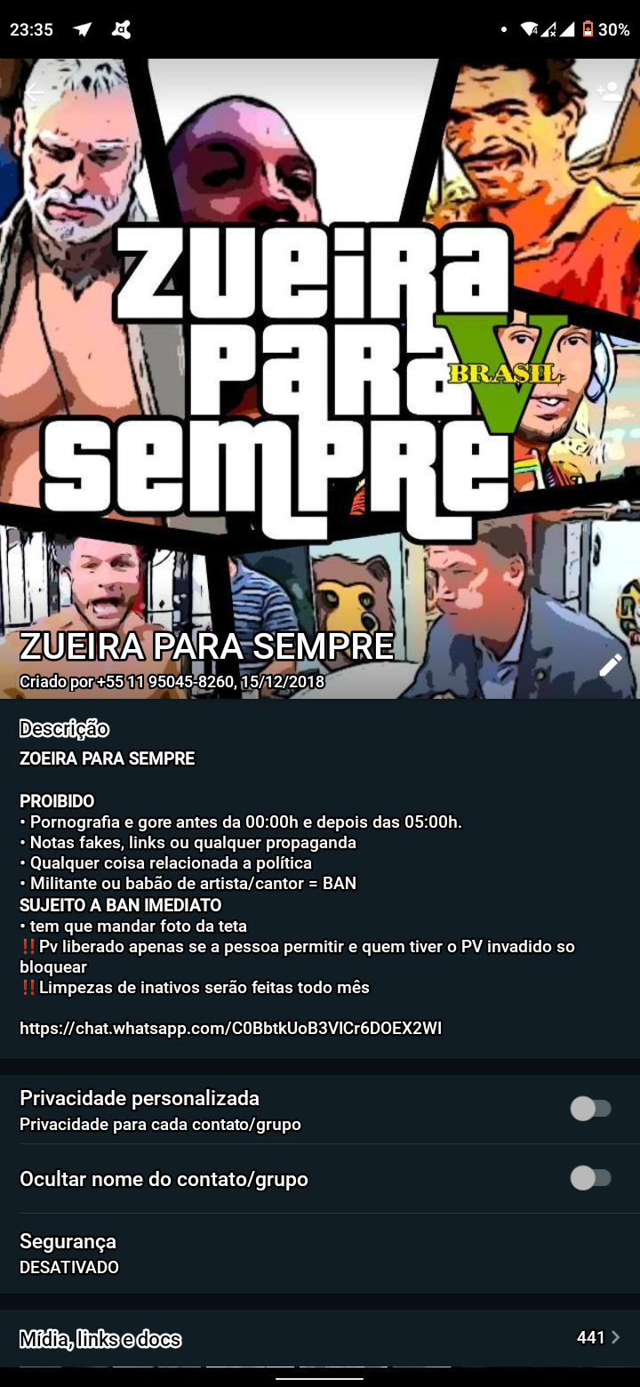 Zueira para sempre