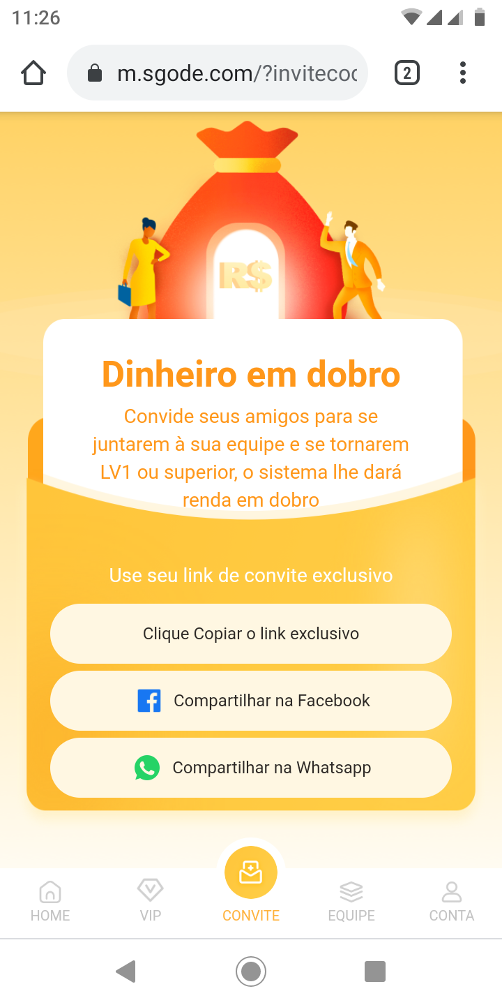 Dinheiro em Dobro