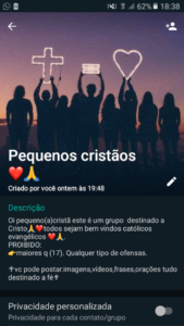 Pequenos cristaos