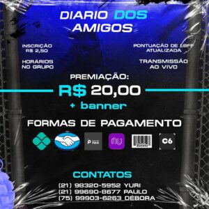 DIÁRIO DOS AMIGOS 🔥❌