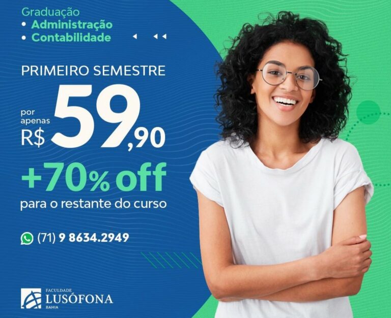 BOLSA DE ESTUDOS – GRADUAÇÃO EM SALVADOR