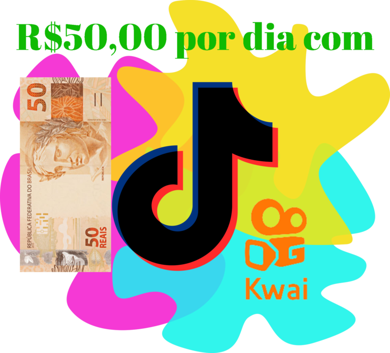 Tiktok e Kwai- R$50/dia com códigos de convite!