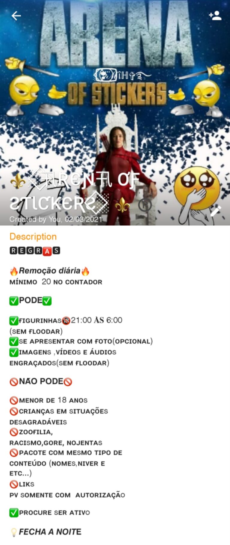 Arena of Stickers