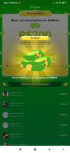 Tik tok: Premio 200 reais