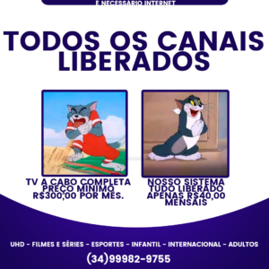 TV LIBERADA – TODOS OS CANAIS