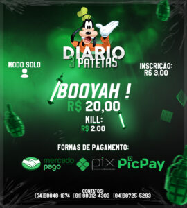 DIÁRIO SOLO 3 PATETAS