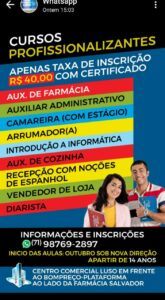 Cursos profissionais