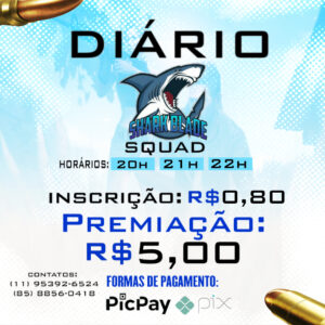 DIÁRIO DE FREE FIRE SHARK BLADE
