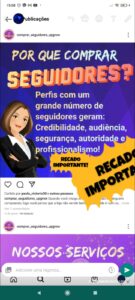 SEGUIDORES INSTAGRAM e SERVIÇOS