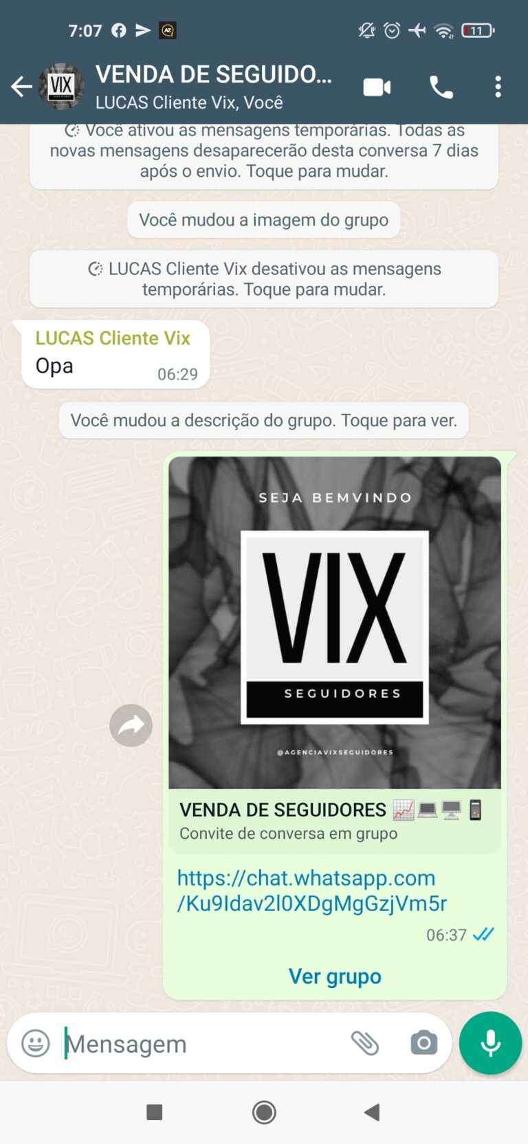 Venda de seguidores e bots em outras plataforma