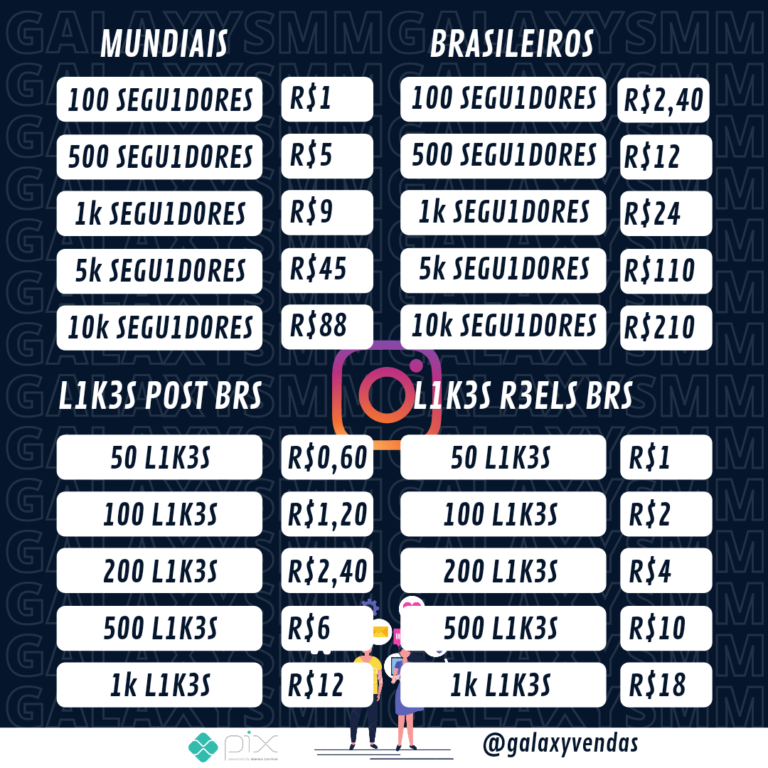 Seguidores do insta