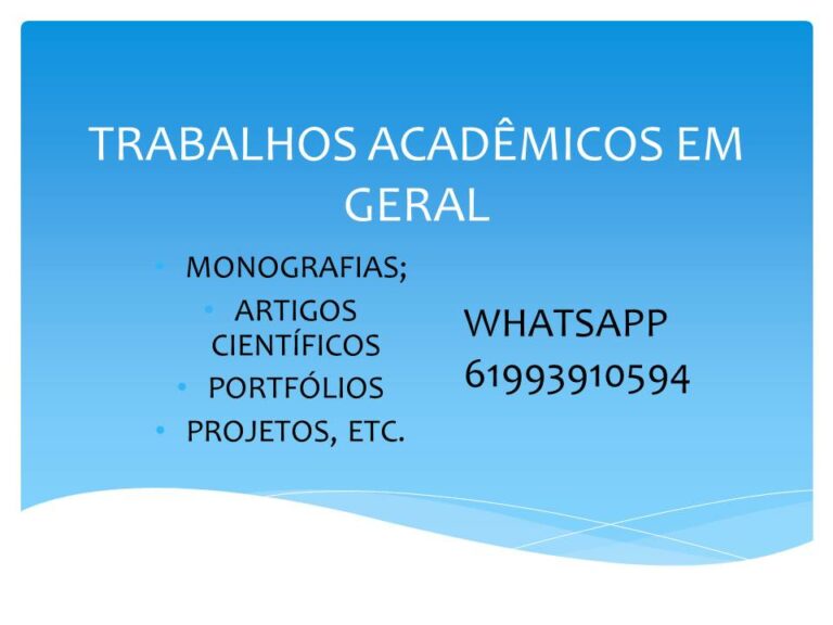 FAZ MEU TCC?