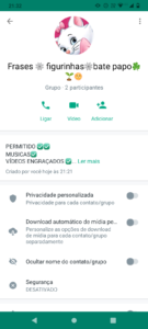 Frases figurinhas bate papo