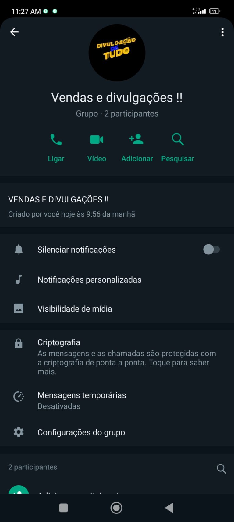 VENDAS E DIVULGAÇÕES