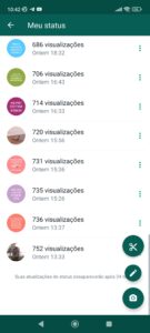 Visualização de stts