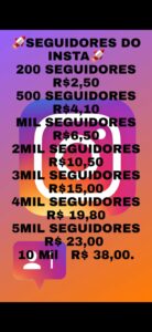 vendas de seguidores