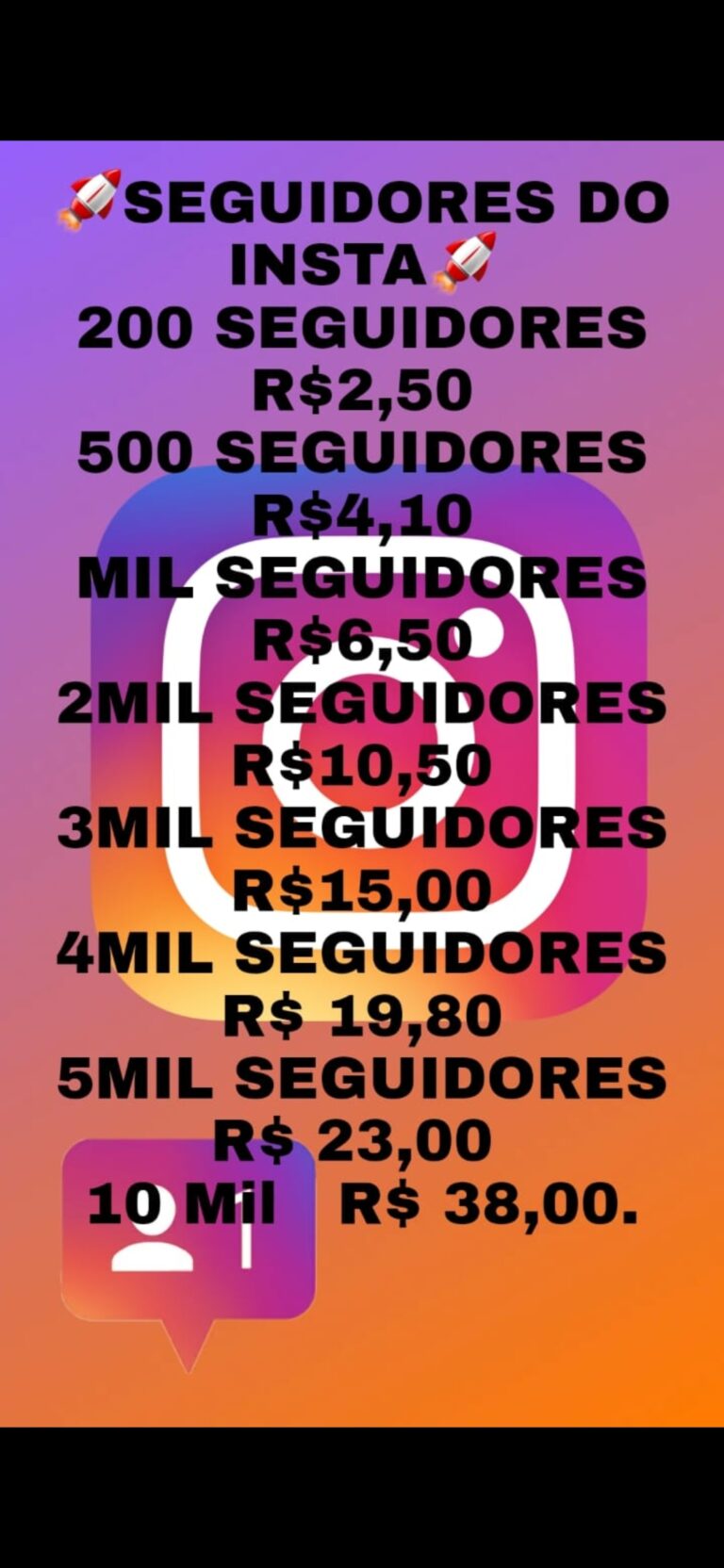 vendas de seguidores