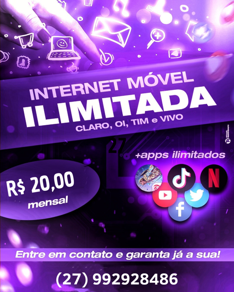 Internet móvel ilimitada