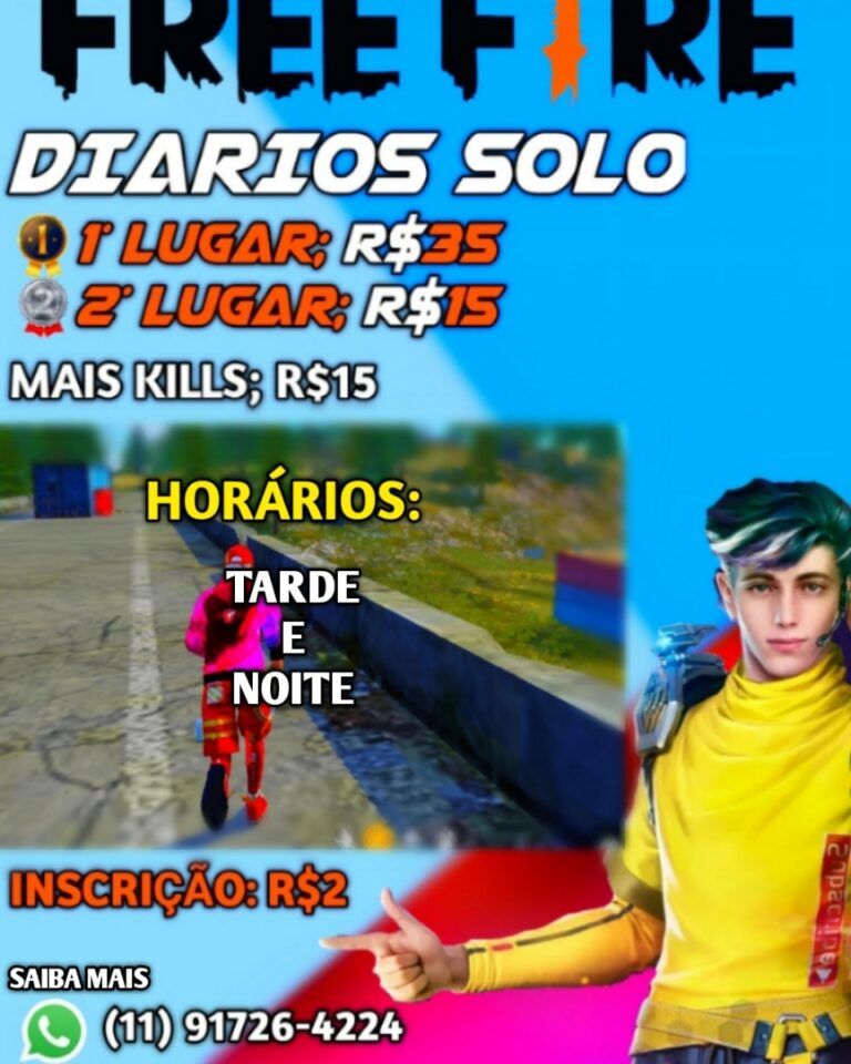 CAMP DIARIO SOLO FREE FIRE