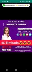 INTERNET ILIMITADA 4G
