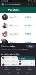 Grupo de viws nos status