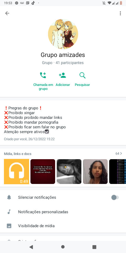 Chat dos amigos