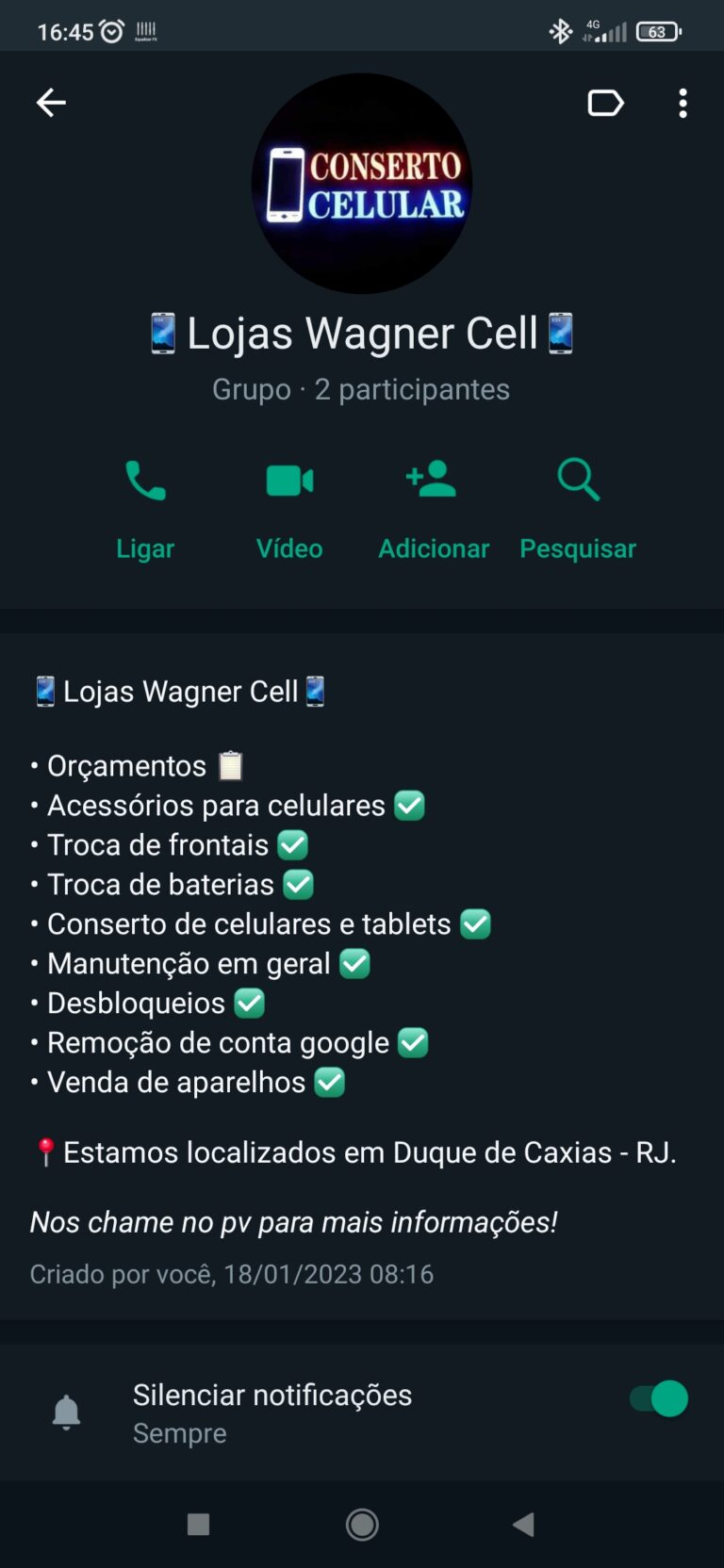 Lojas Wagner Cell