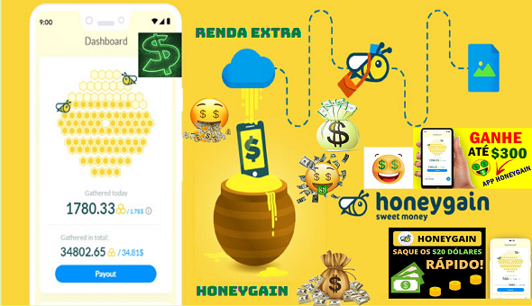Ganhe dinheiro com HoneyGain