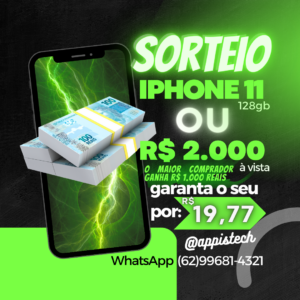 Sorteio iPhone ou 2 Mil
