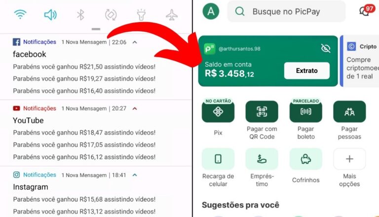 GANHE DINHEIRO ASSISTINDO VÍDEOS