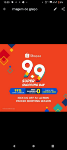 Vendas da shopee