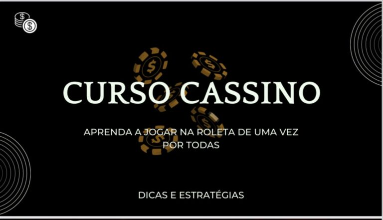 CURSO ROLETA CASSINO APRENDA A JOGAR JÁ