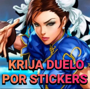 Krija duelo por STICKERS
