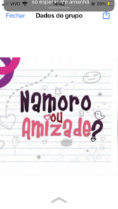 Namoro e amizade 11 a 12 anos