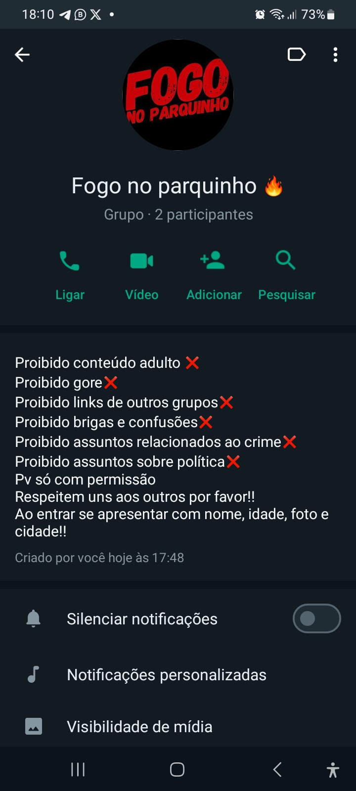 Fogo no parquinho