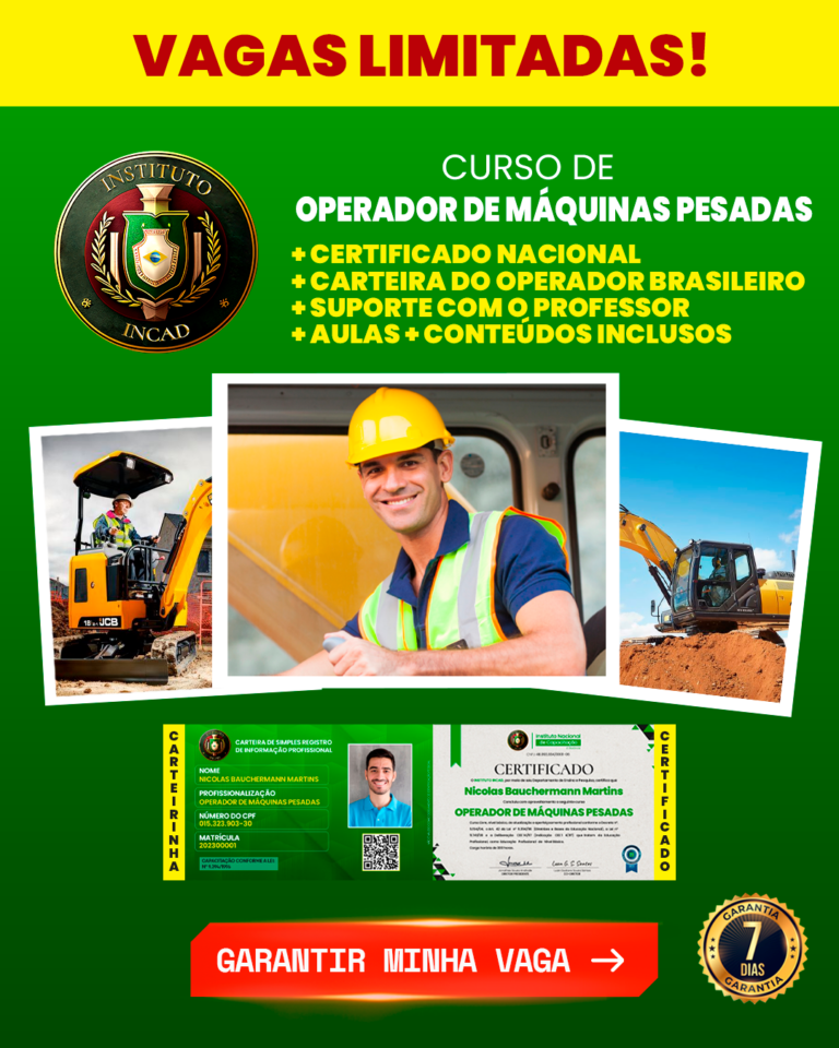 Curso de Operador de Máquinas