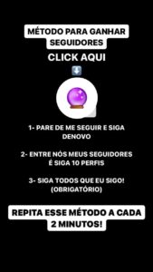 Divulgação no Instaa HSA 1