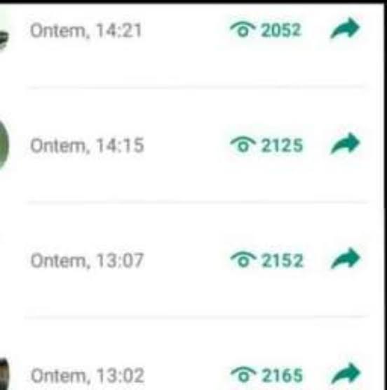 Visualização nos status