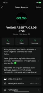 VAGAS ABERTA 03.06 PVO